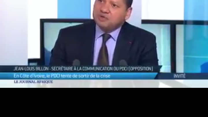 Offensive diplomatique du Pdci sur Tv5 monde : Jean Louis Billon secrétaire à la communication de communication : ‘’ Nous sommes focalisés sur 2020’’