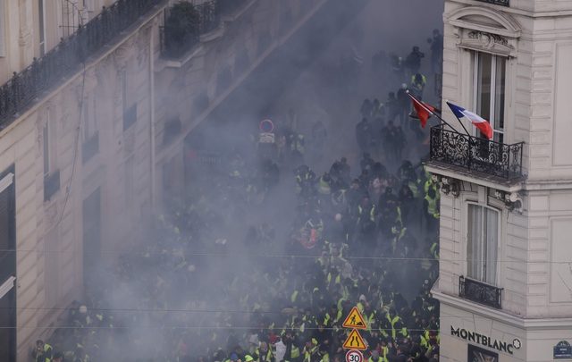 France : Manifestation des gilets jaunes, 548 interpellations, 272 gardes à vue  à Paris, le dispositif de sécurité étalé sur la toile