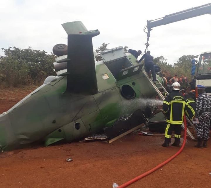 Visite de Ouattara à Katiola : Crash de hélico montre  que tout n’est que vanité sur terre !