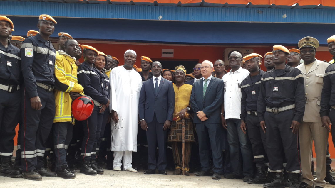 Tonkpi: Inauguration du centre de secours  Le ministre Vagondo appelle à plus de professionnalisme