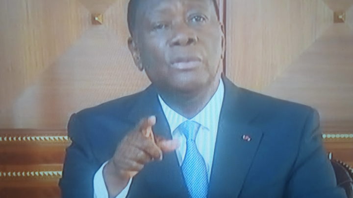 Côte d’Ivoire : Adresse à la nation Ouattara promet une année électorale paisible