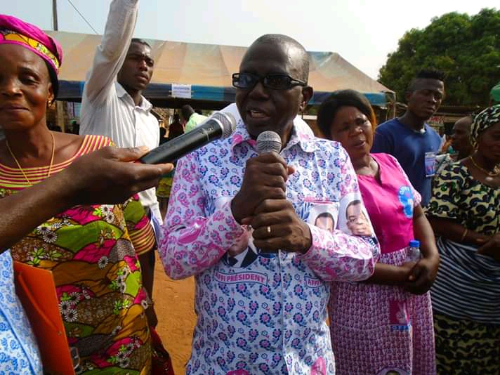 Man: Investiture de la section FPI de Kpangouin 2-Krikouma ,  Le Vice Président Sia André sonne réveil du peuple Dan