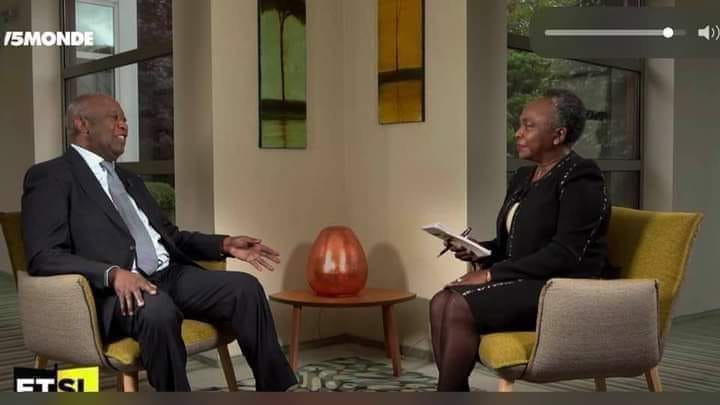 Côte d’Ivoire (Présidentielle 2020) : Interview sue Tv 5 Monde de Gbagbo ‘’ Je comprends la préoccupation des anti 3e mandat et je la partage’’