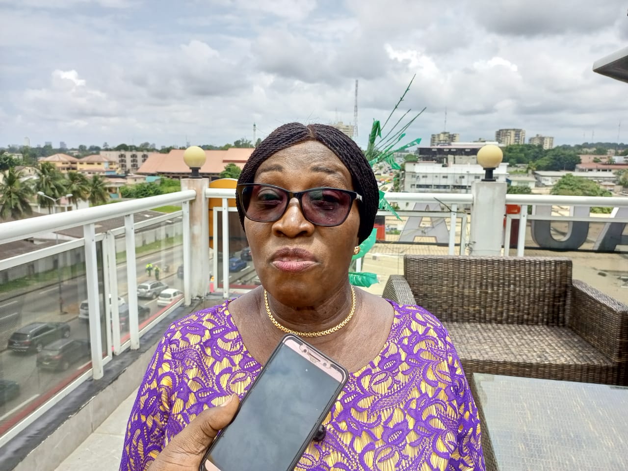 Adwoa Sakyi, Coordinatrice régionale des projets femmes en Afrique (venue d'Accra pour animer l'atelier de formation)