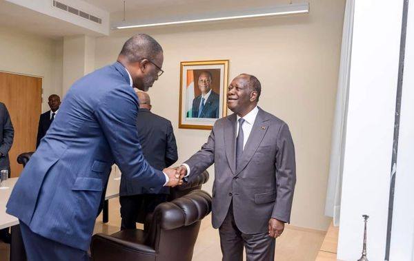 Côte d’Ivoire ( rencontre au sommet) : Tidjane Thiam rencontre Ouattara …